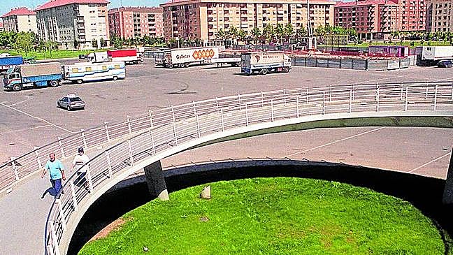 Imagen antes - Lugar de barracas y de placas solares