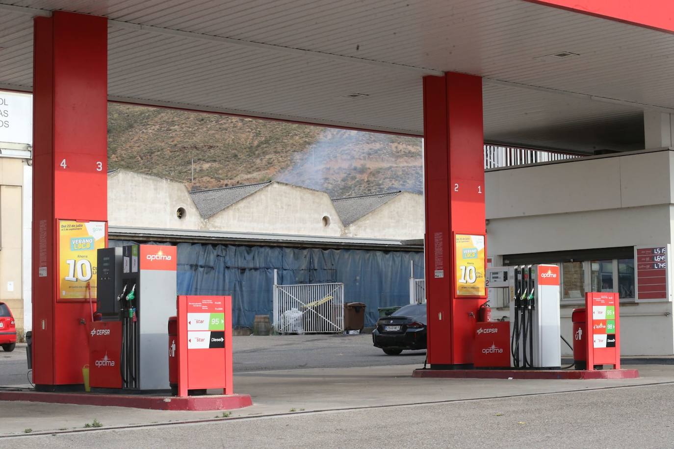 Las imágenes del incendio de Recirsa