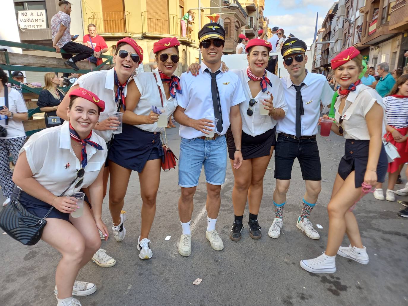 Desfile de carrozas en las fiestas de Rincón de Soto