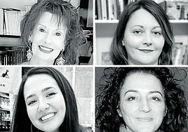 María José Marrodán, Sonia Andújar, Valle Mozas y Evelyn Pérez.