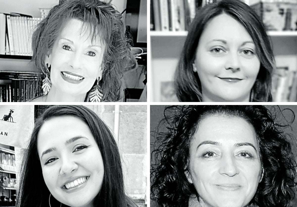 María José Marrodán, Sonia Andújar, Valle Mozas y Evelyn Pérez.