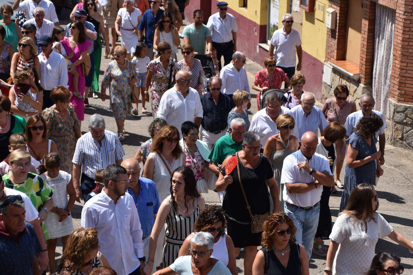 Procesión de la Virgen de la Antigua en las fiestas de Ausejo