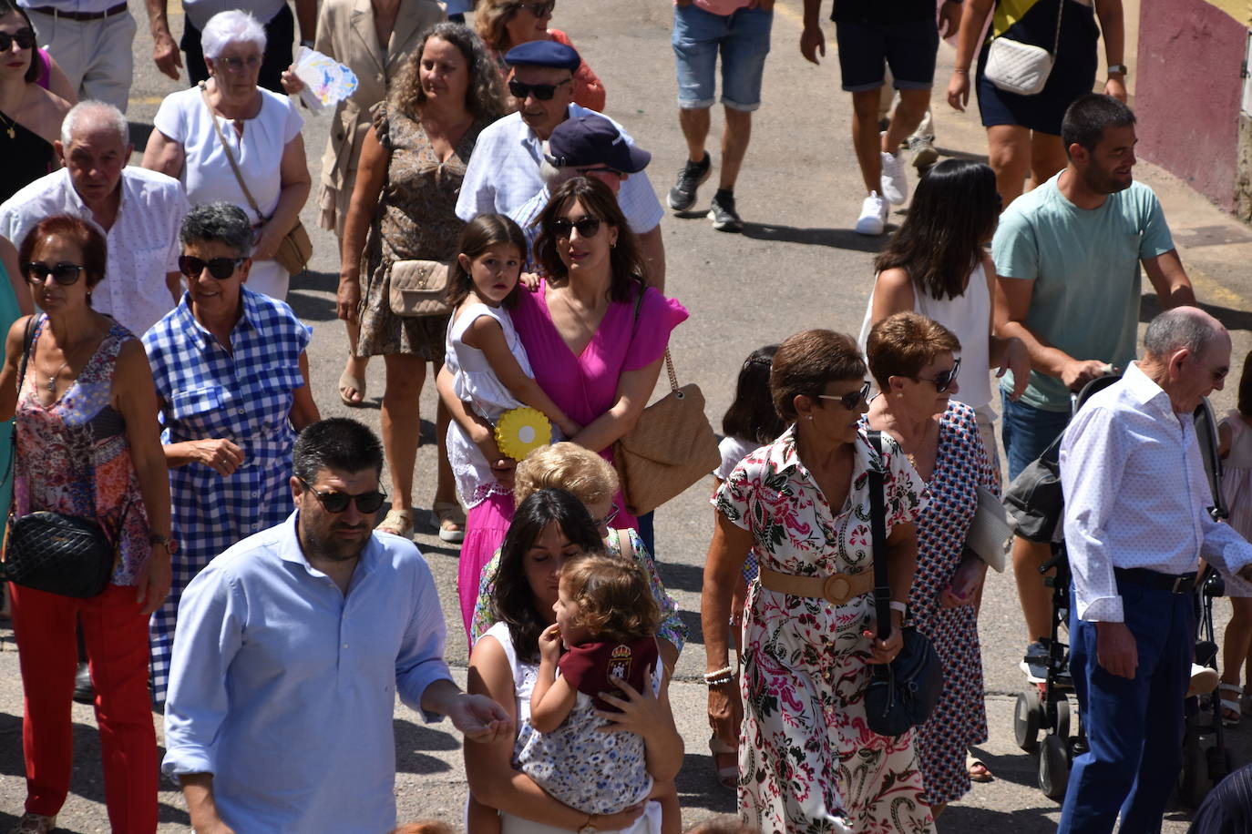 Procesión de la Virgen de la Antigua en las fiestas de Ausejo