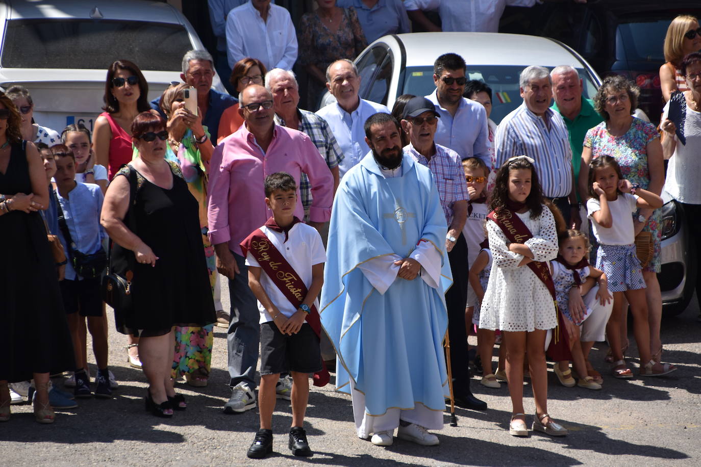 Procesión de la Virgen de la Antigua en las fiestas de Ausejo