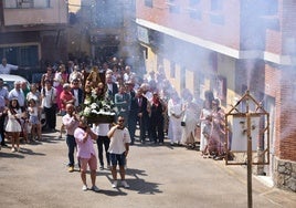 Procesión de la Virgen de la Antigua en las fiestas de Ausejo