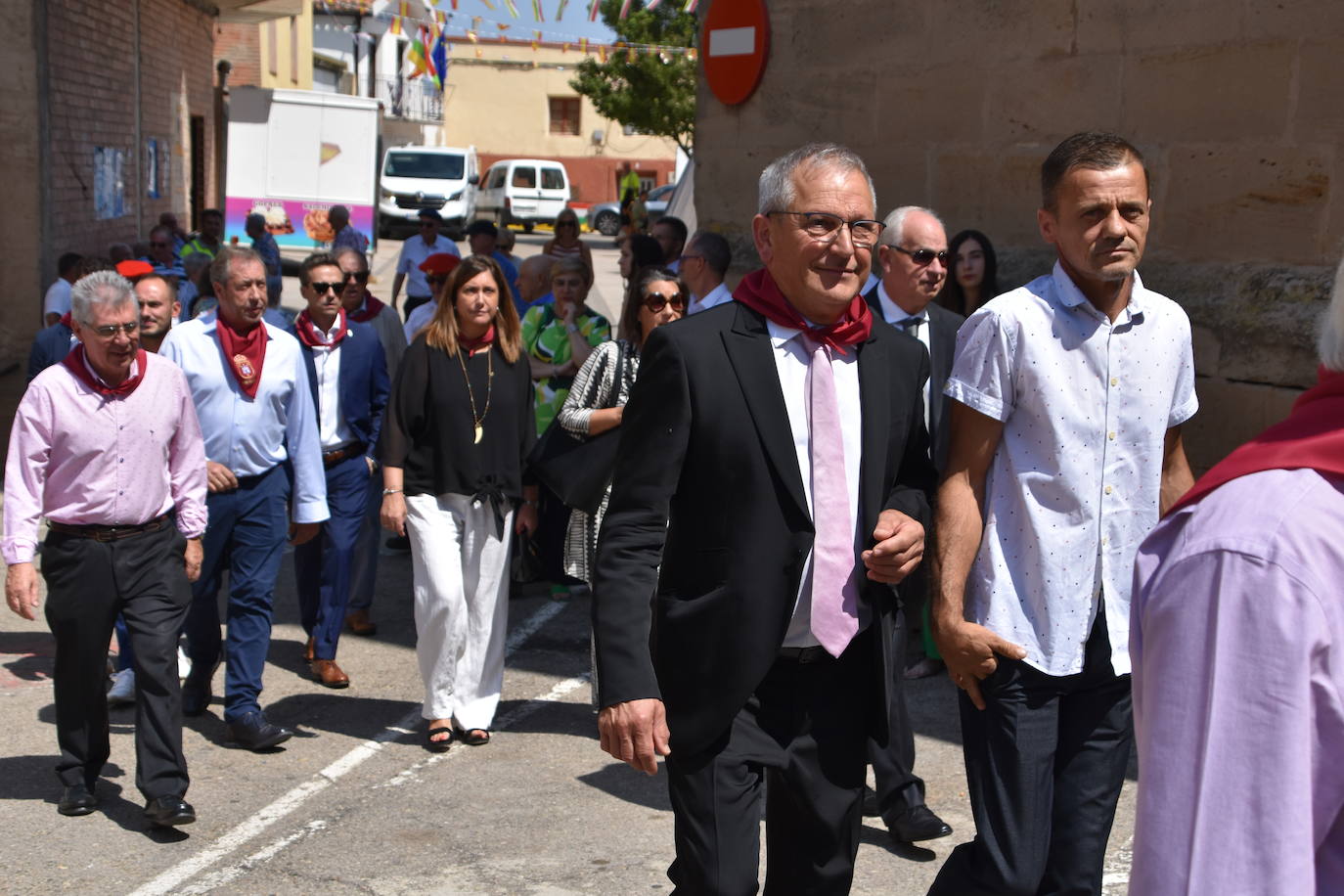 Procesión de la Virgen de la Antigua en las fiestas de Ausejo