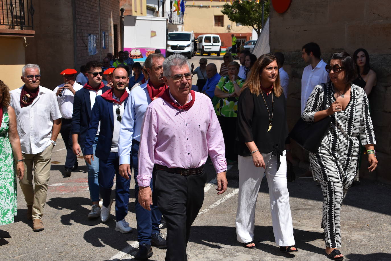 Procesión de la Virgen de la Antigua en las fiestas de Ausejo