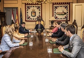 Primera reunión del Consejo de Gobierno presidido por Gonzalo Capellán en julio de 2023.