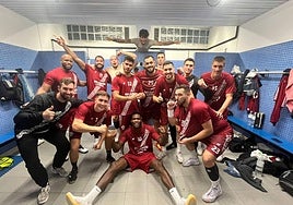 El Ciudad de Logroño celebra el triunfo ante el Limoges.