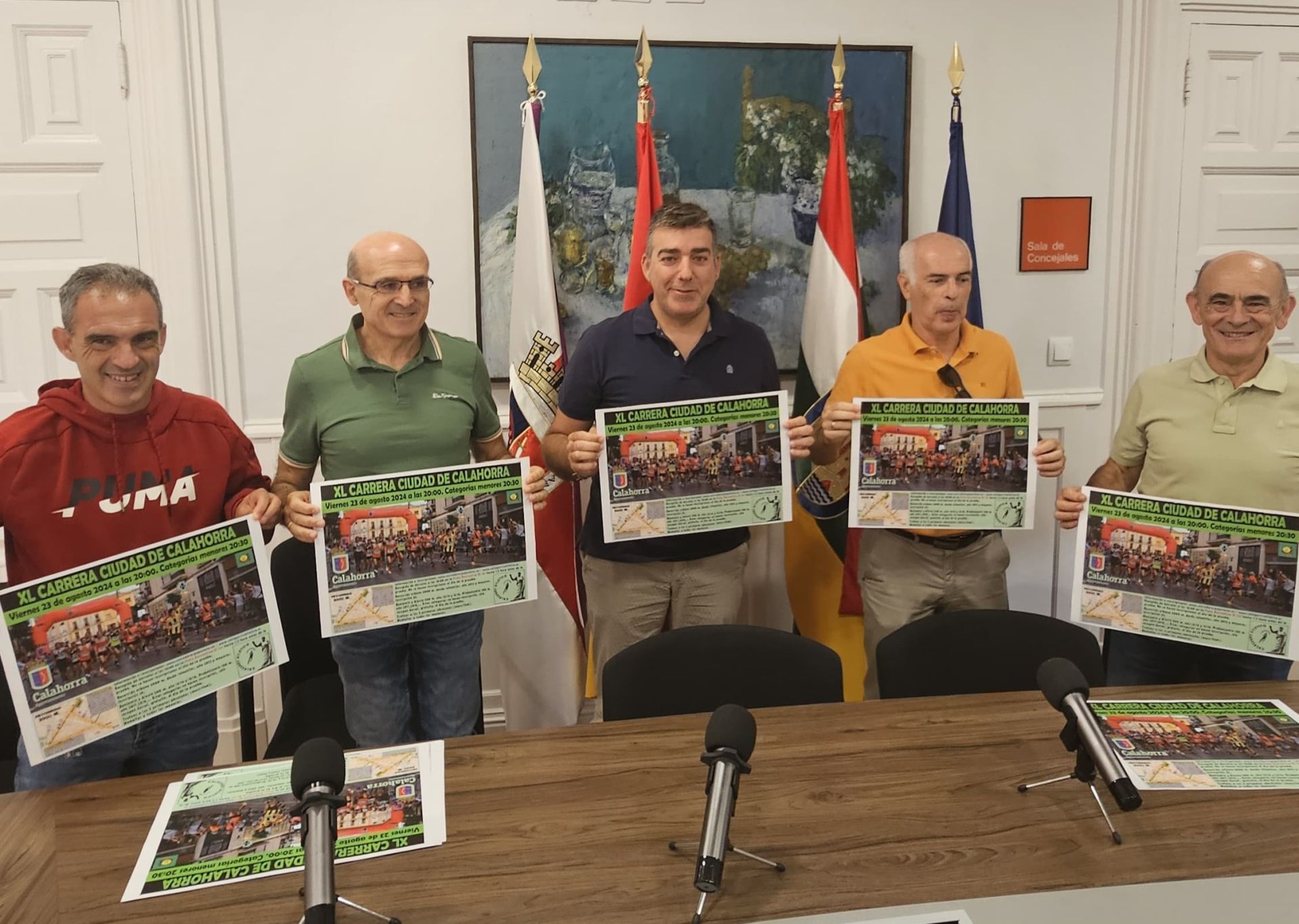 Presentación de la carrera, que se disputará el viernes.