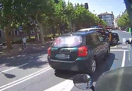 Momento de la persecución.