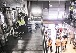 Instalaciones de Bodegas Campo Viejo, el buque insignia del grupo Pernod Ricard en la Denominación Rioja.