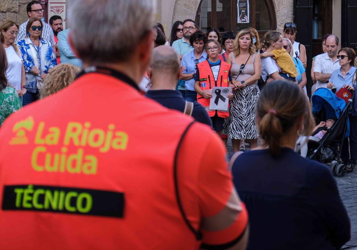 Concentración 'Stop agresiones en el ámbito laboral', el septiembre pasado.