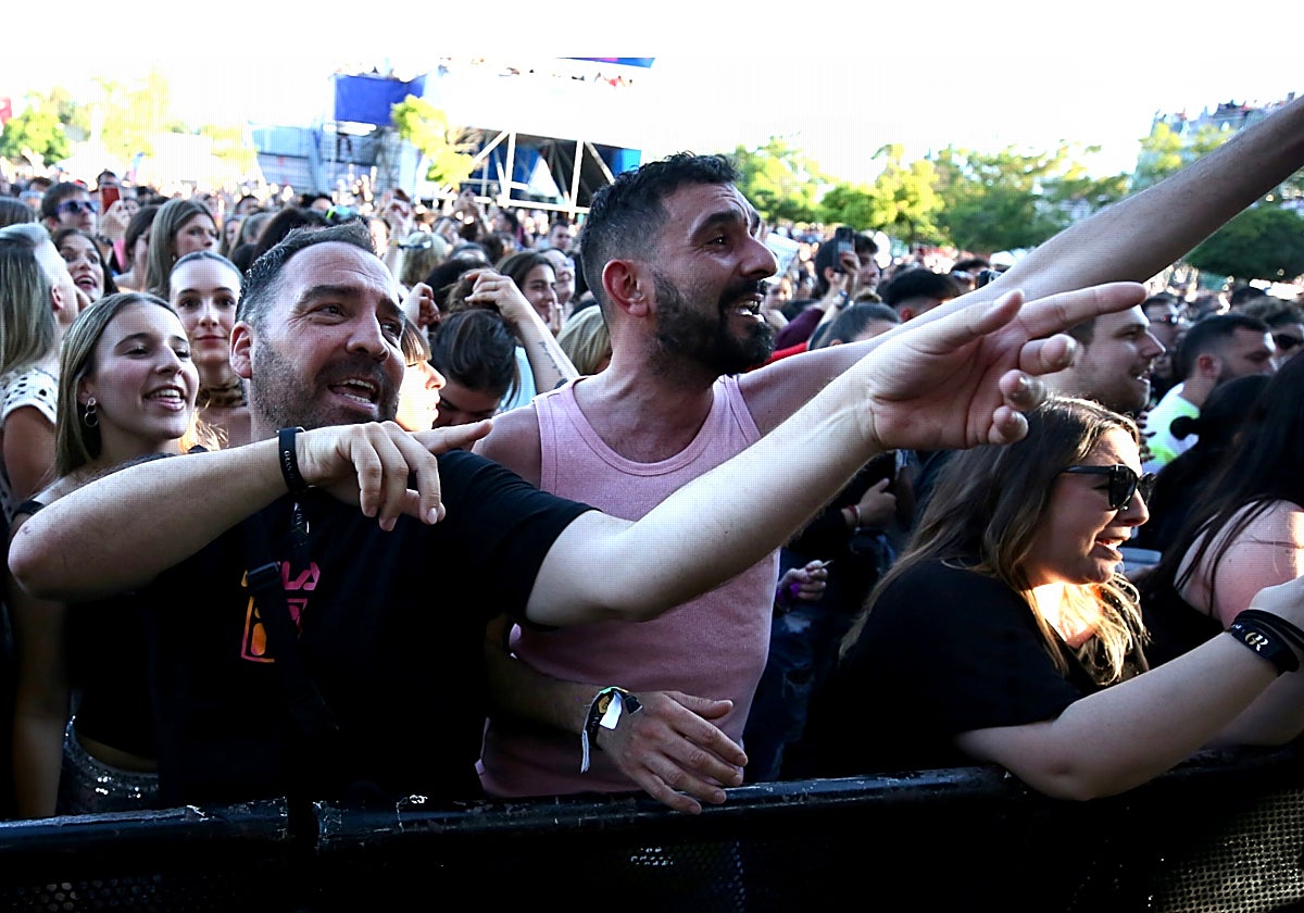 Asistentes a uno de los conciertos del festival Gran Reserva de este verano .