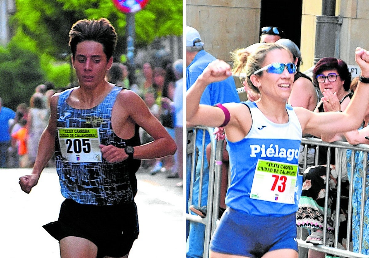 Miguel Monforte, ganador absoluto, y Paula Sanz, primera mujer.