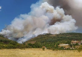 Controlado el incendio de la sierra de Burgos