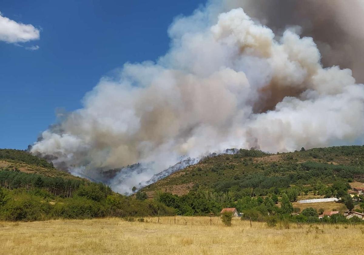 Controlado el incendio de la sierra de Burgos