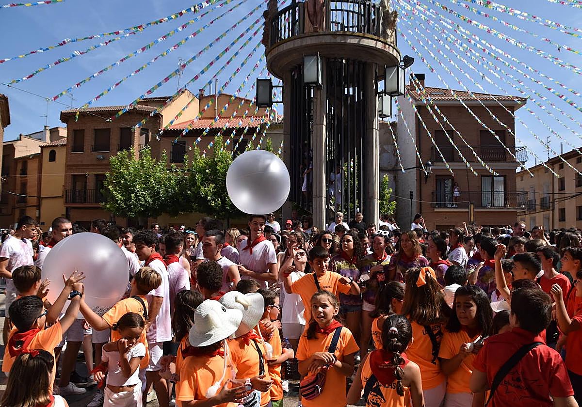 Inicio de fiestas en Aldeanueva de Ebro