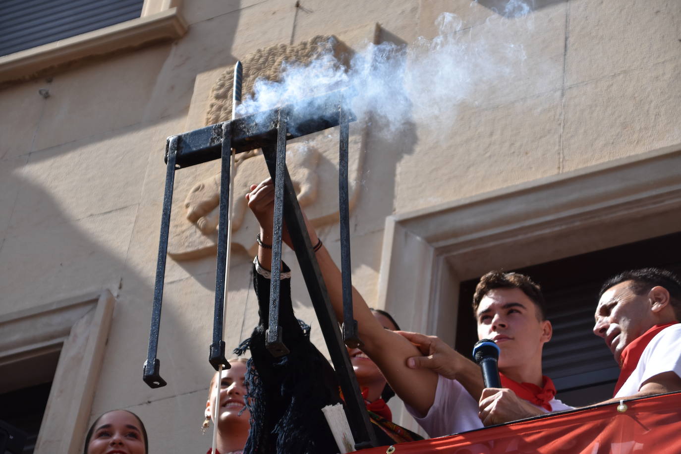Inicio de fiestas en Aldeanueva de Ebro