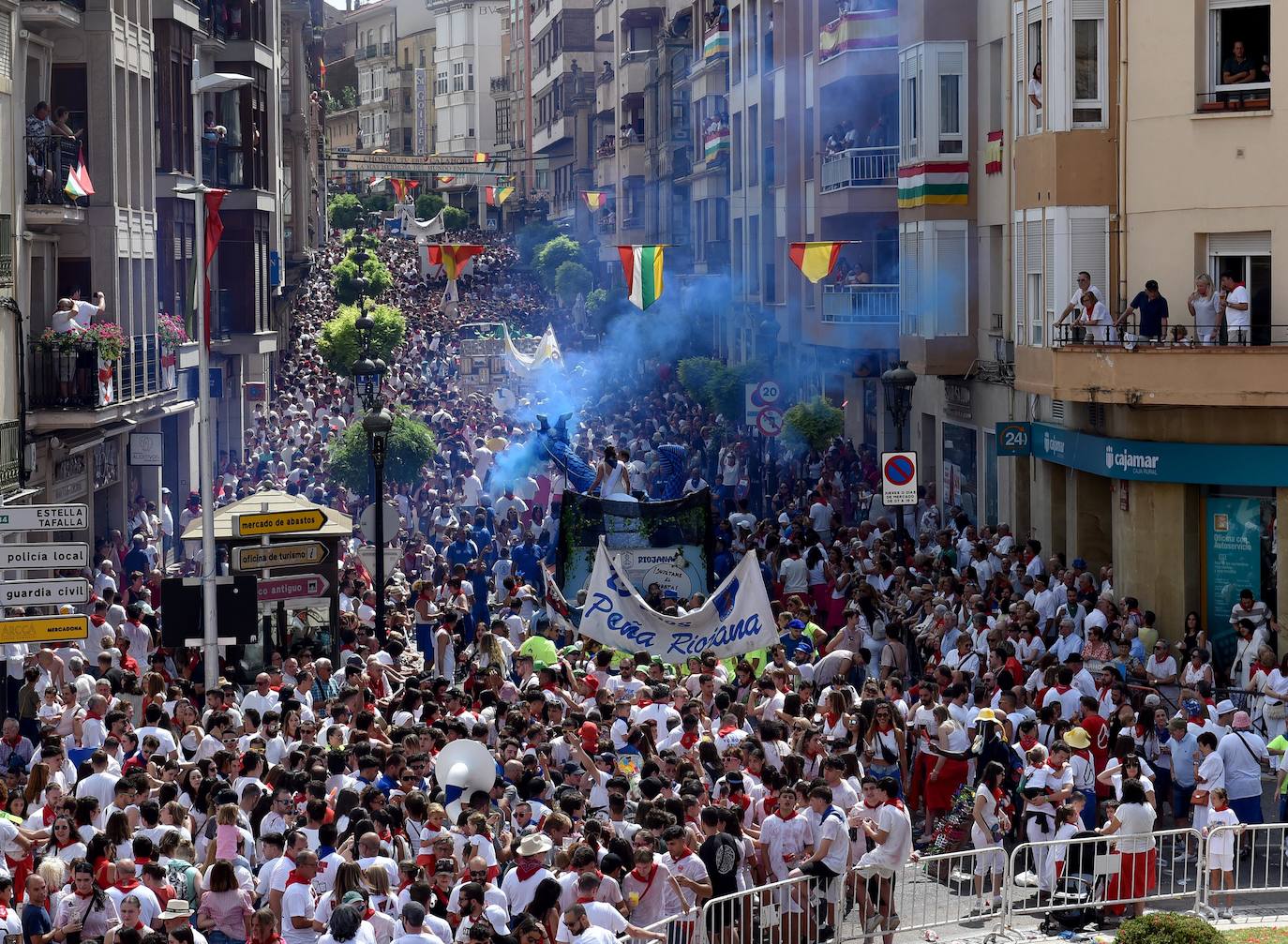 El dragon de la peña Riojana, la mejor carroza