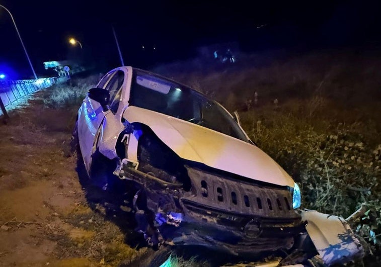 Detenido por saltarse un control en las fiestas de Albelda, darse a la fuga y provocar un accidente