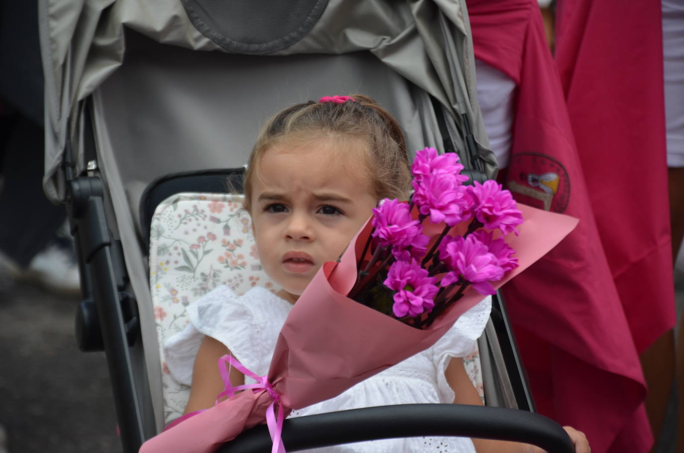 Las imágenes de la ofrenda de flores a los patronos en Calahorra