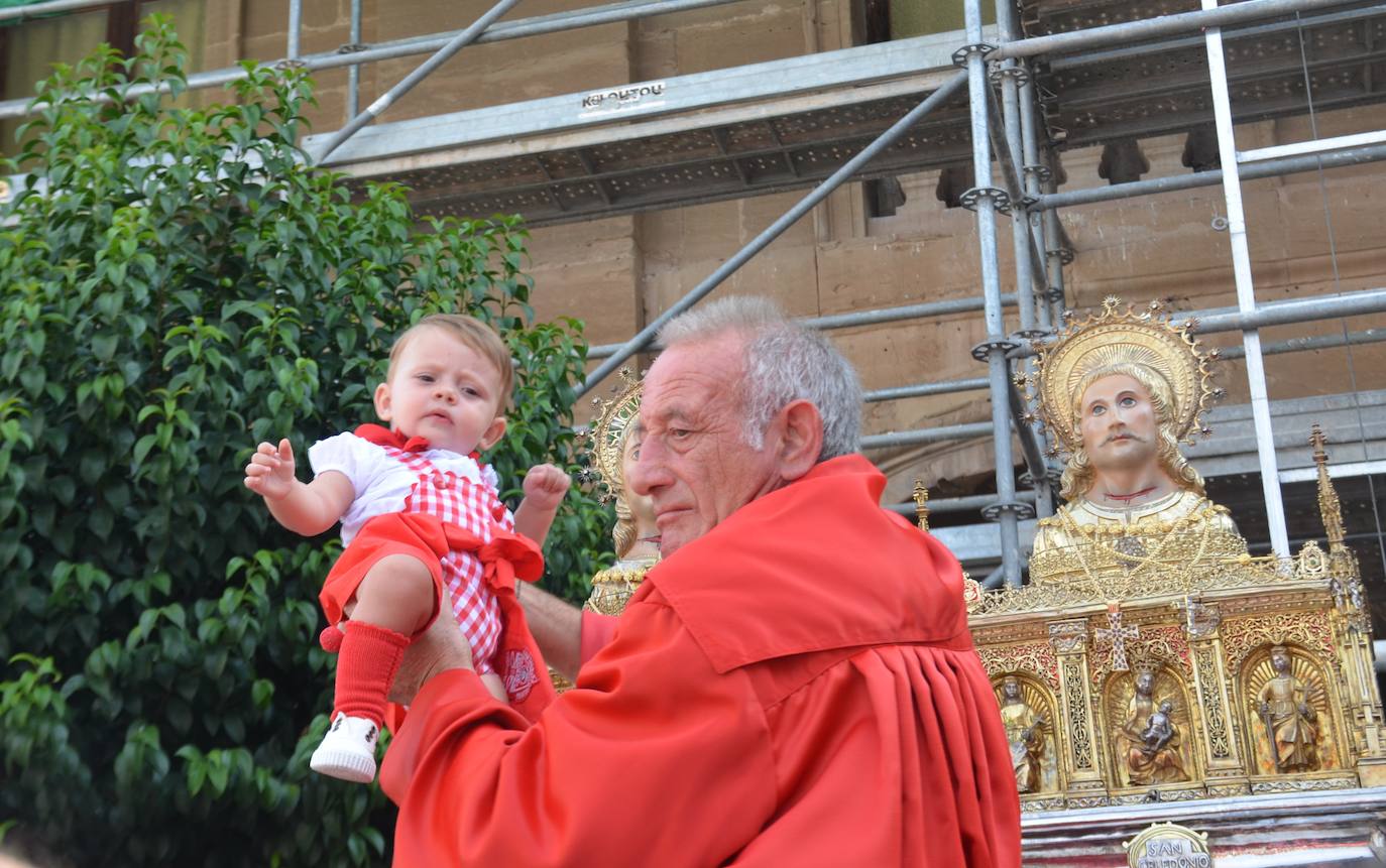 Procesión en honor a los santos de Calahorra