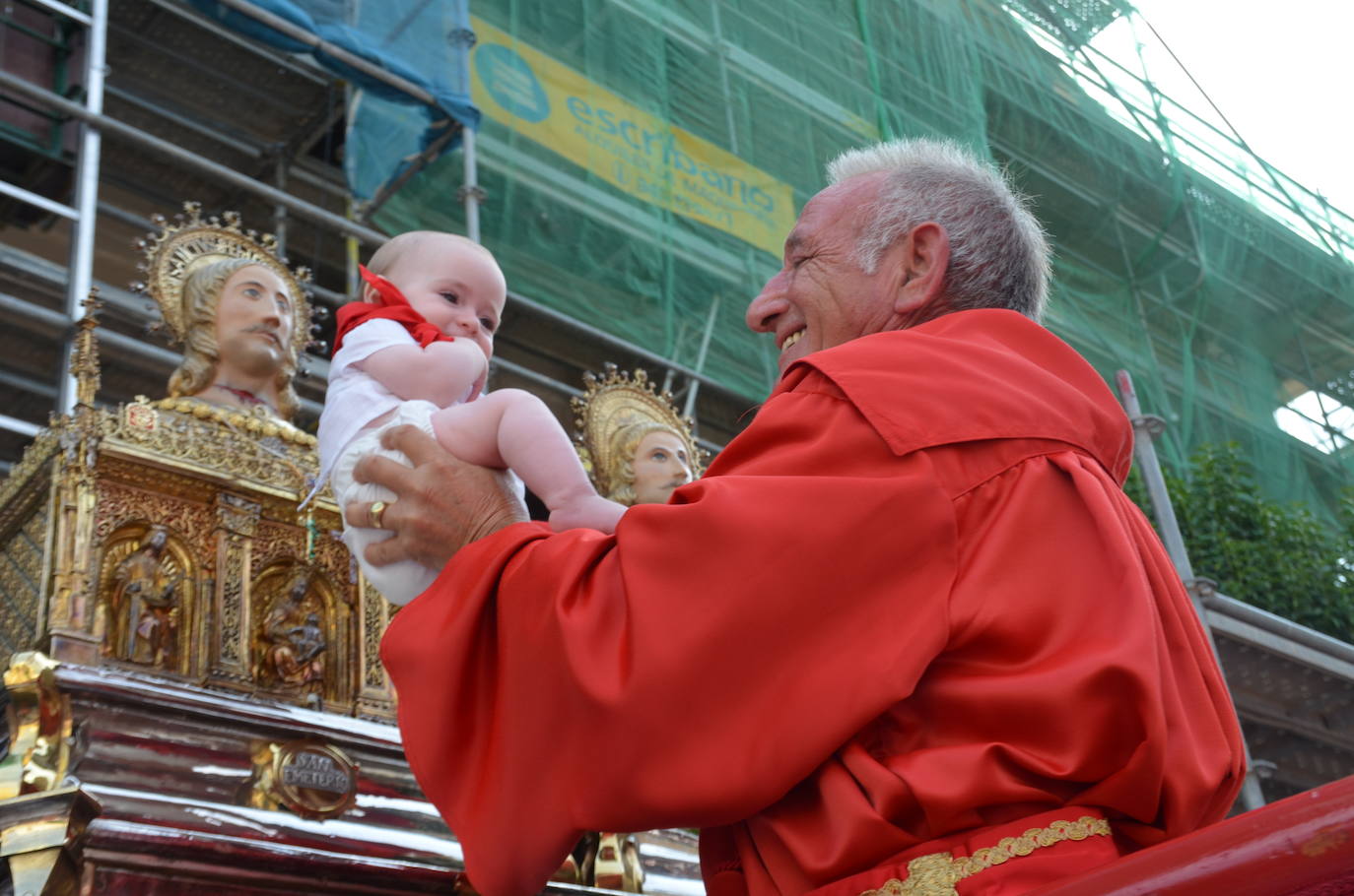 Procesión en honor a los santos de Calahorra