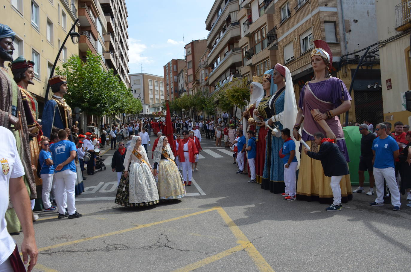 Procesión en honor a los santos de Calahorra