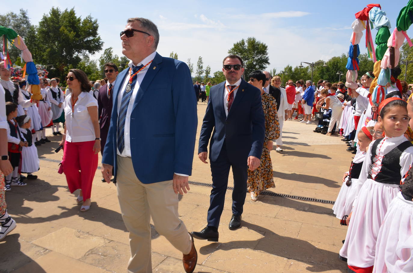 Procesión en honor a los santos de Calahorra
