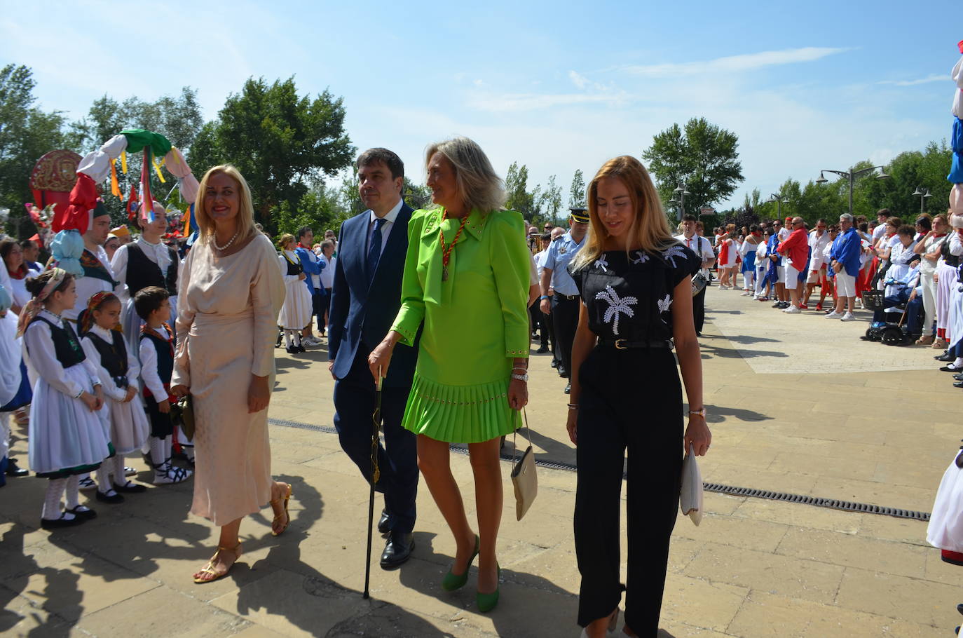 Procesión en honor a los santos de Calahorra