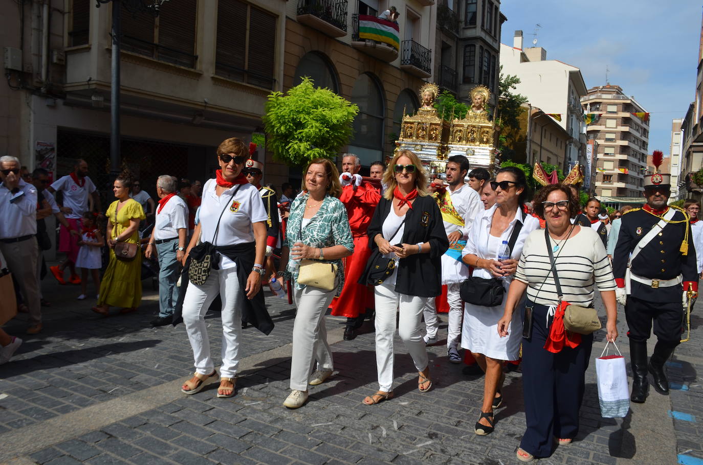 Procesión en honor a los santos de Calahorra