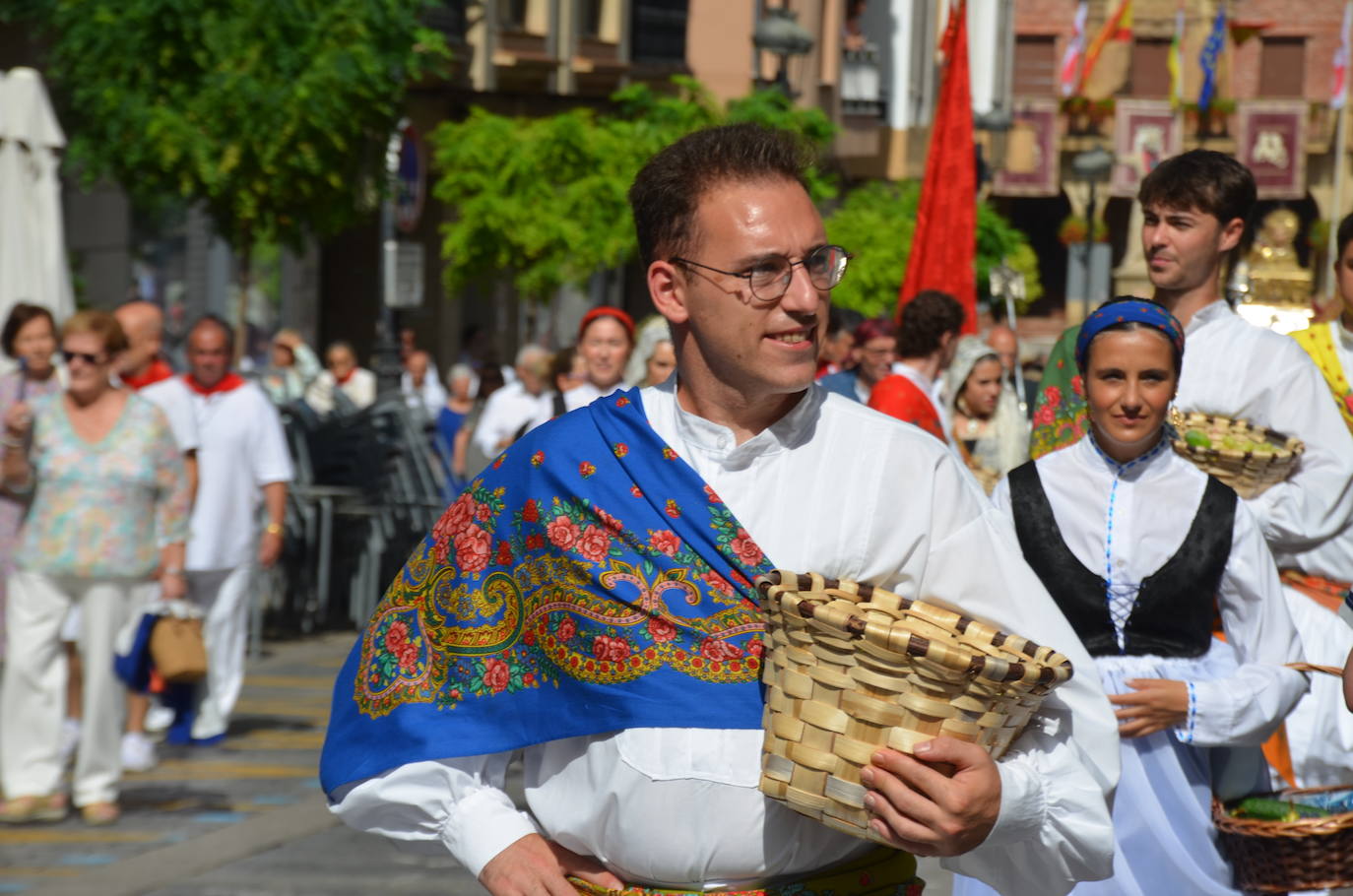 Procesión en honor a los santos de Calahorra
