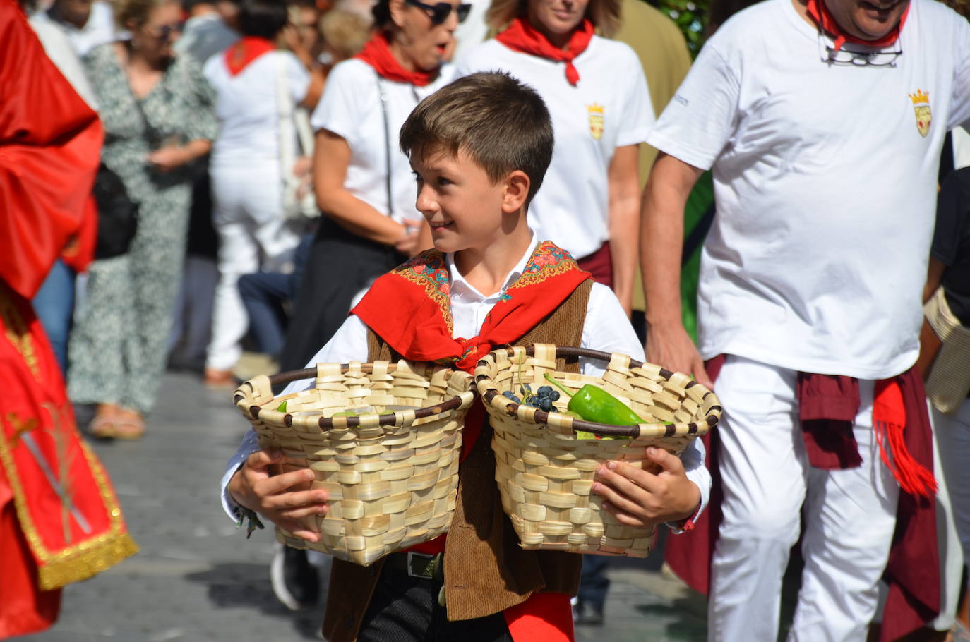 Procesión en honor a los santos de Calahorra