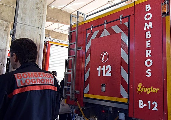 Arde un vehículo en la N-111, en el término de Nestares