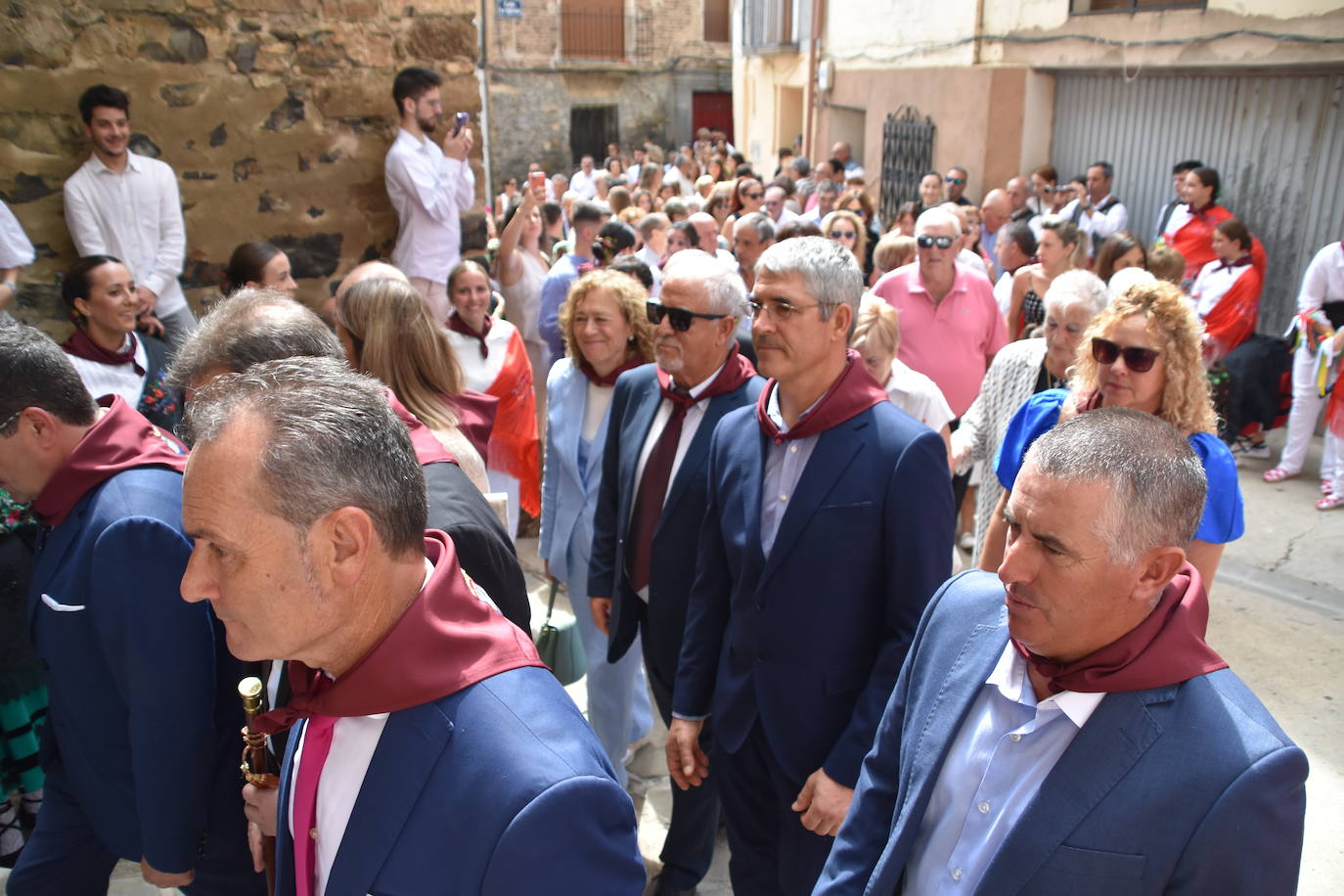 Procesión de la Virgen del Villar, en Igea