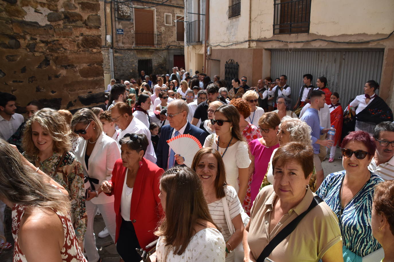 Procesión de la Virgen del Villar, en Igea