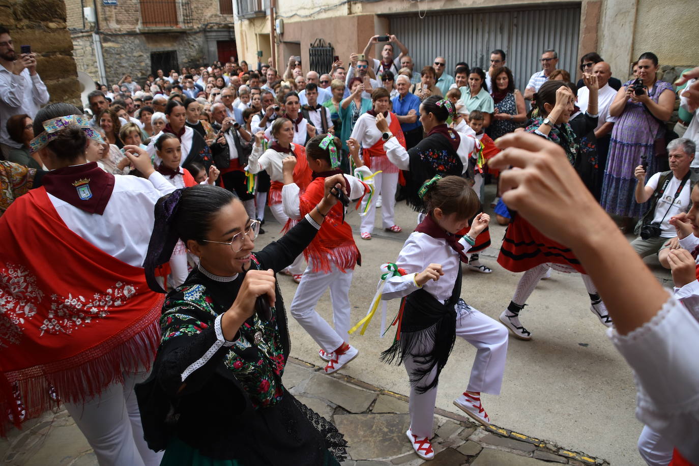 Procesión de la Virgen del Villar, en Igea