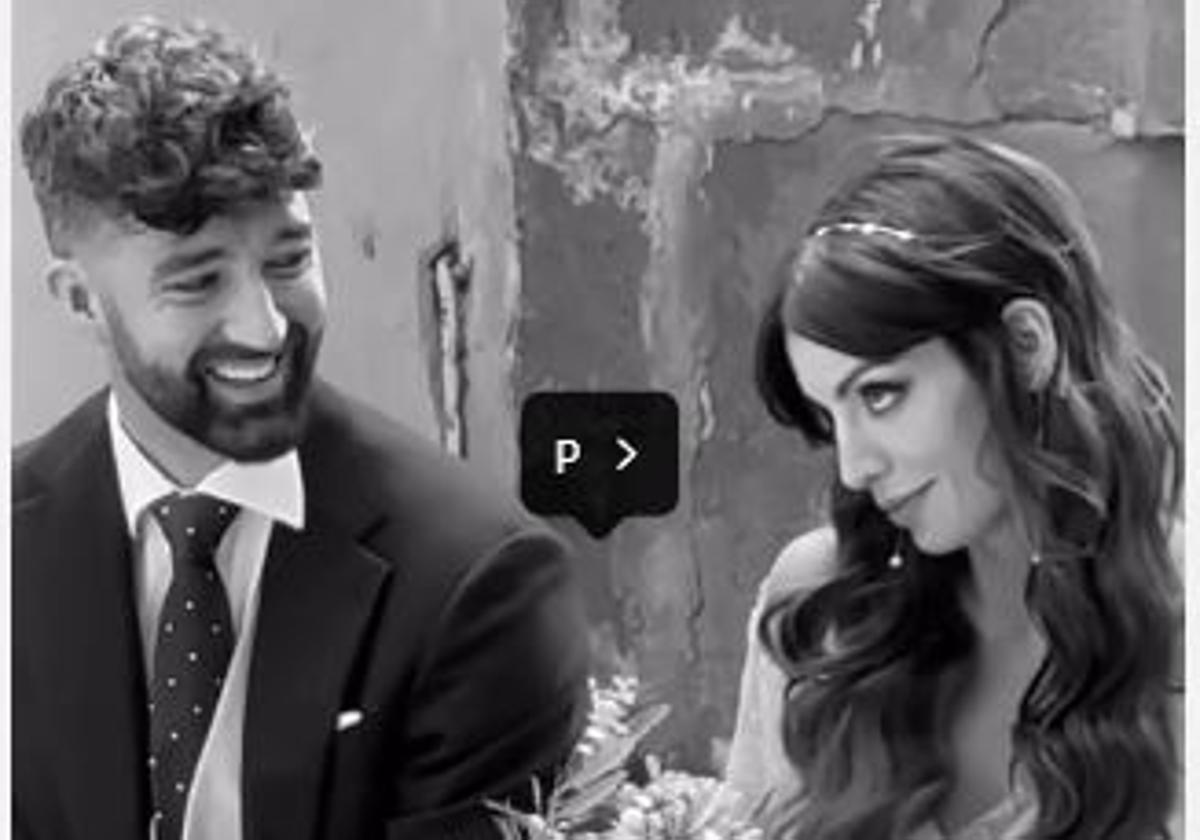 La boda en Logroño entre Eva Rojas y David Callejo, sin lluvia y con muchas luces