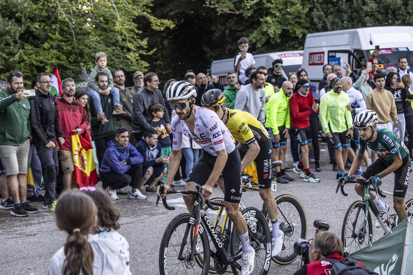 Las mejores fotos del paso de La Vuelta por Moncalvillo