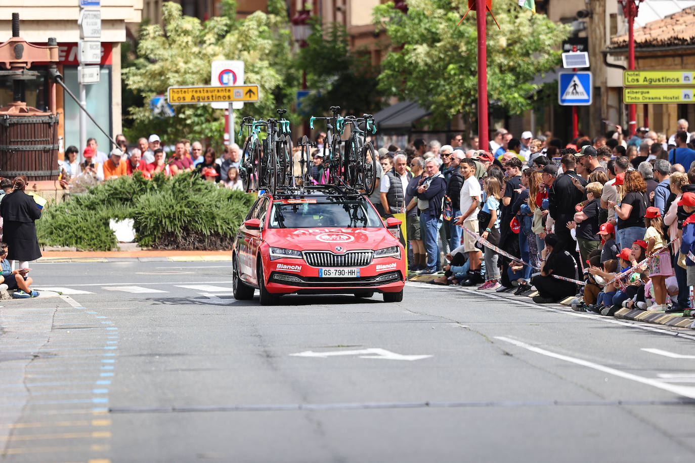 La Vuelta a su paso por Haro