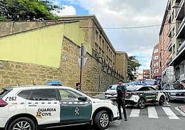 Despliegue de Guardia Civil después del suceso.