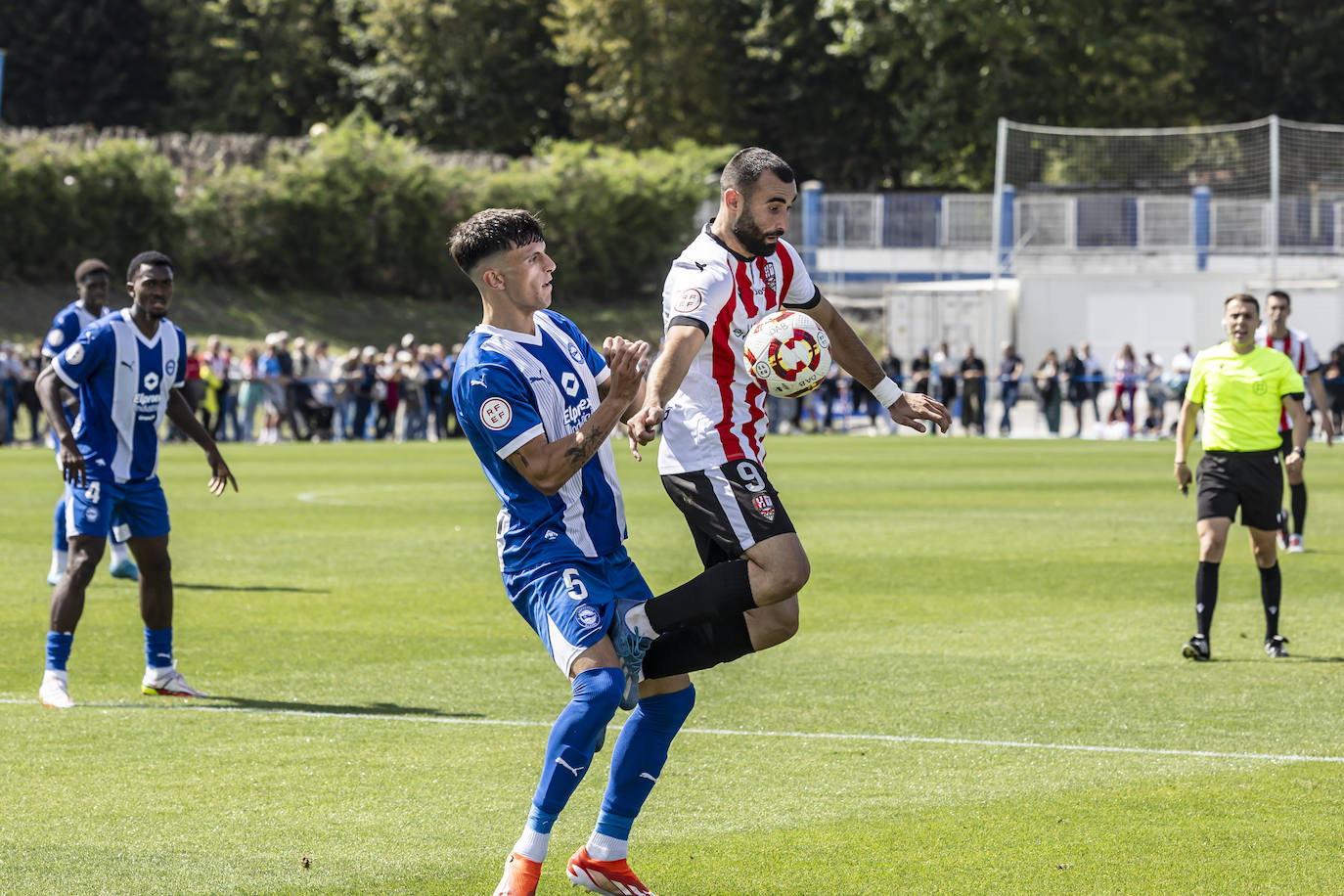 El encuentro Alavés-UD Logroñés
