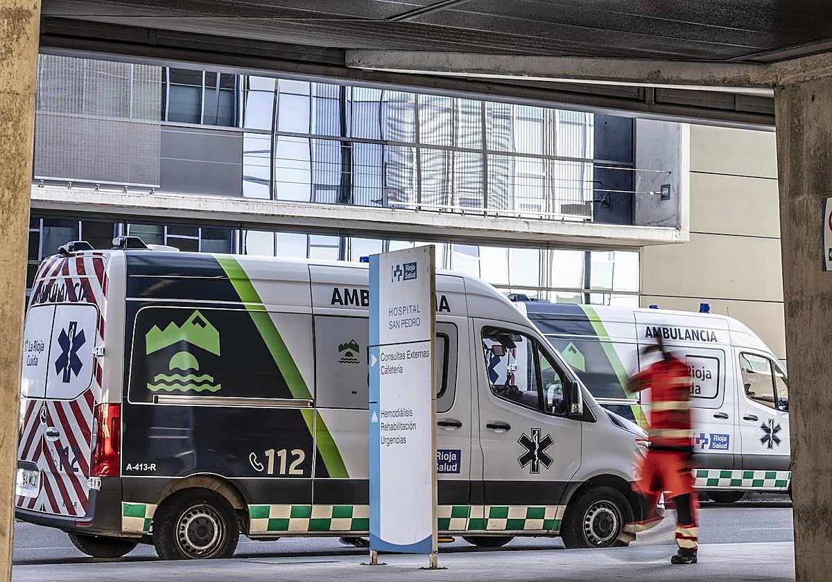 Dos accidentes en Logroño provocan el traslado de dos ciclistas al San Pedro