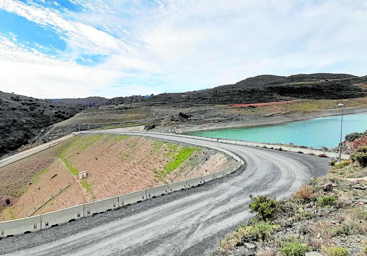 Embalse del arroyo del Regajo en Cornago.