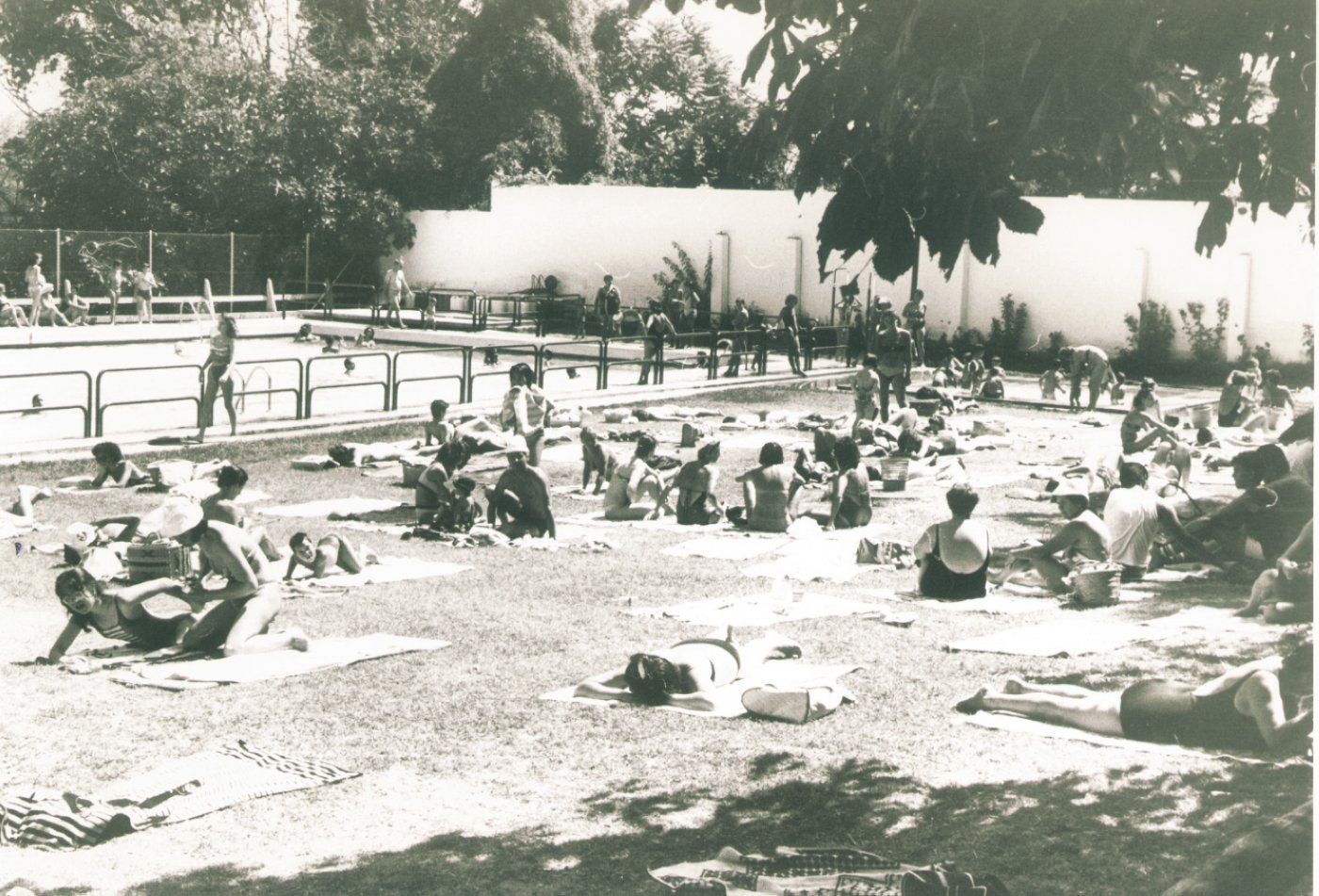 La piscinas de la Sección Femenina