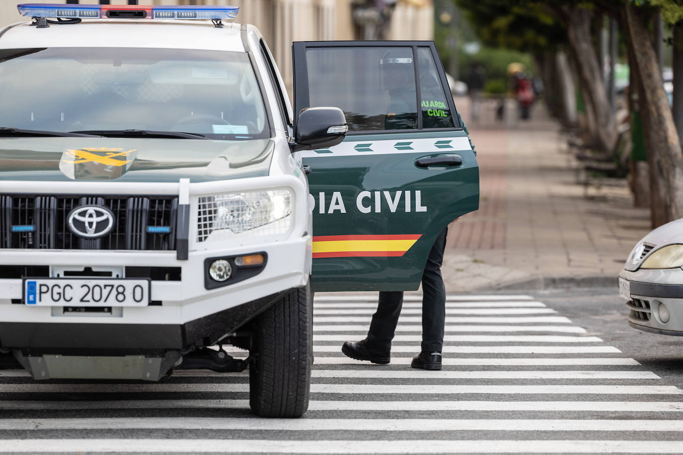 Redada y detención en la calle Ebro