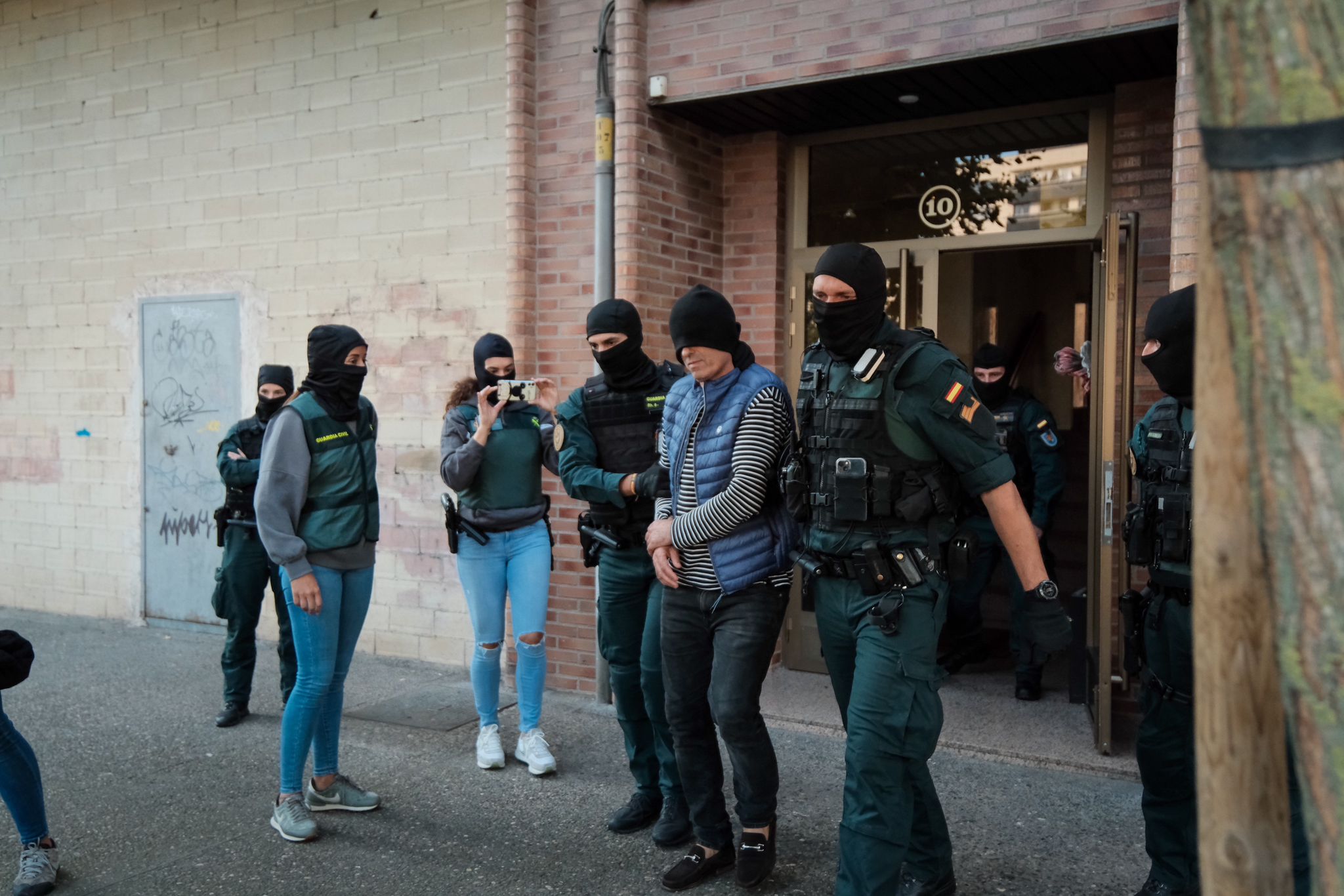 Redada y detención en la calle Estambrera de Logroño