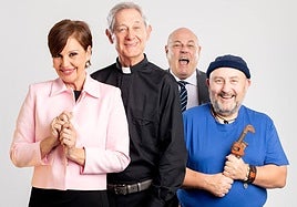 Esther del Prado, Josema Yuste, Santiago Urrialde y Javier Losán integran el reparto de 'Que Dios nos pille confesados'.