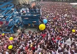 Momentos de tensión por una pequeña avalancha en el cohete